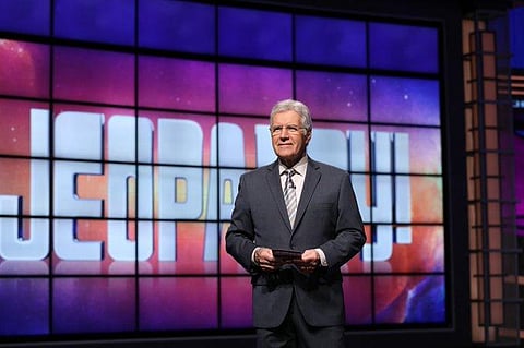 Long-time host of popular American game show 'Jeopardy!' Alex Trebek (Photo | Twitter)