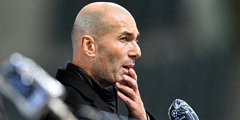 Real Madrid manager Zinedine Zidane (Photo | AP)
