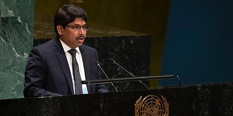 Legal Adviser to Ministry of External Affairs Yedla Umasankar (Photo| Twitter/ @yedlaumasankar)