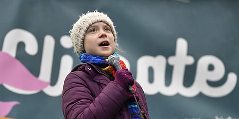 Climate change activist Greta Thunberg (Photo| AFP)