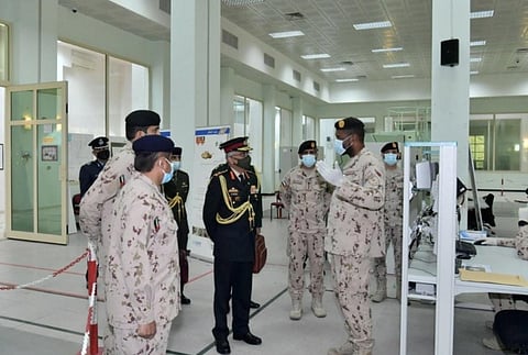 Gen. Naravane's visit comes in the midst of fast-paced developments in the Gulf region including normalisation of Israel's relations with several Arab countries. (Photo | ADG PI Indian Army, Twitter)