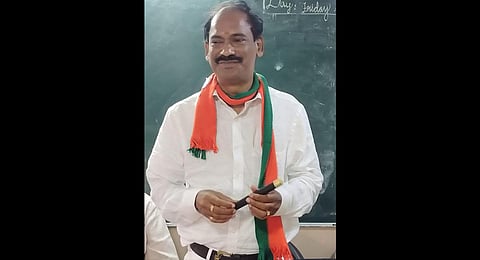 Saminathan with the wand | Express