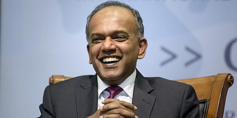 Singapore Law minister K Shanmugam (Photo| ANI)
