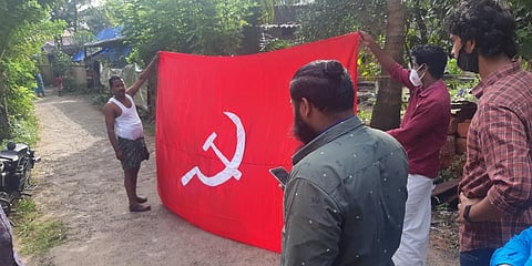 Image of CPM supporters in Kerala used for representational purpose. (Photo | Bechu S , Online Desk)