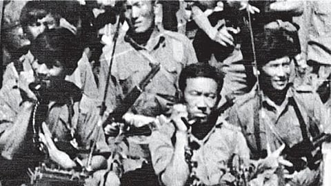 Image of Members of the Special Frontier Force, including soldiers from Tibet, during the 1971 India-Pakistan War used for representational purposes only.