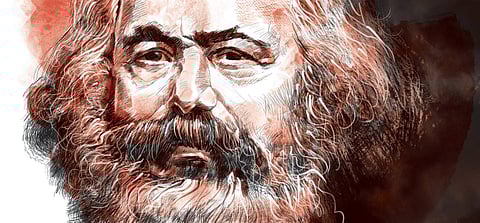 Karl Marx (lllustrations By Amit Bandre)