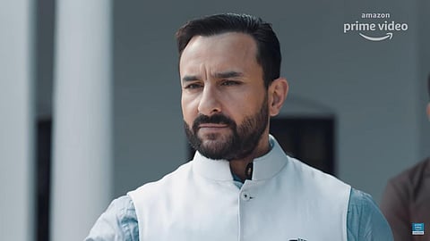 Saif Ali Khan in 'Tandav' teaser trailer. (Photo | YouTube screengrab)