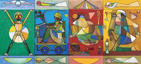 Life is Beautiful (2017), oil on canvas