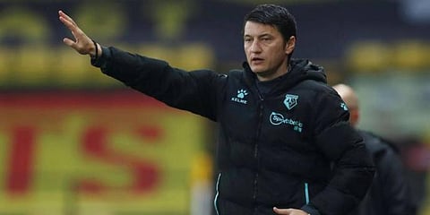 Vladimir Ivic arrived at Watford in August 2020. (Photo | AP)