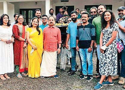 The shoot has commenced for the film which also stars Indrans, Tini Tom, Irshad, Sudhi Koppa, Mala Parvathy, Aneesh G Menon and Navas Vallikkunnu.
