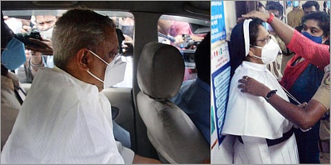 Fr Thomas Kottoor (L) and Sr Sephy were found guilty by the special CBI Court in Thiruvananthapuram. (Photo| Vincent Pulickal, EPS)