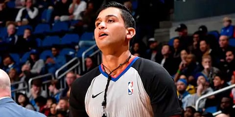 NBA referee Suyash Mehta (Photo | NBA)