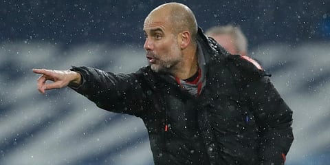Manchester City manager Pep Guardiola (Photo | AP)