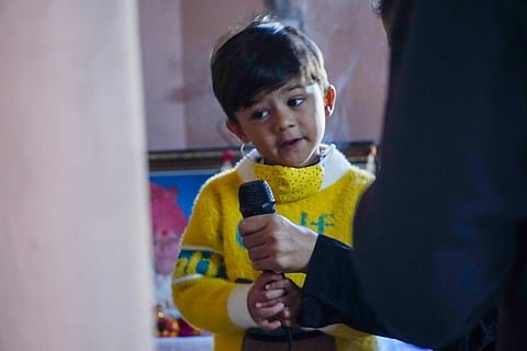 Four-year-old Palaksh Oswal.(Photo|EPS)
