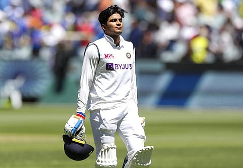 Shubman Gill walks from the field after winning the second cricket test against Australia at the Melbourne Cricket Ground. (Photo | AP)