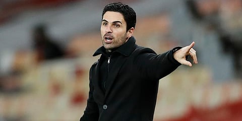 Arsenal manager Mikel Arteta (Photo | AP)