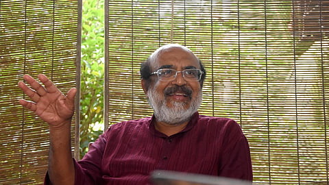 Former Kerala Finance minister TM Thomas Isaac.