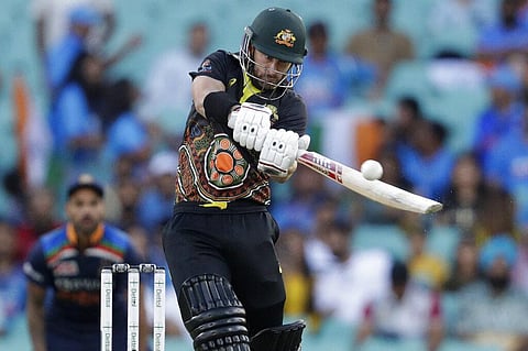 Australia's Matthew Wade plays a shot during the second T20 international cricket match between Australia and India at the Sydney Cricket Ground in Sydney, Australia. (Photo | AP)