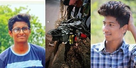 A Vishal (extreme left) and Sujith (Photos | Express)