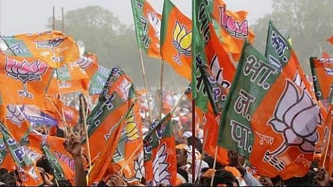 BJP flags used for representative purposes