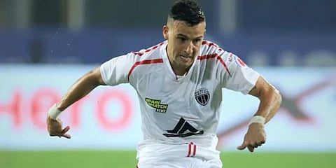 NorthEast United FC forward Luis Machado (Photo | ISL Twitter)