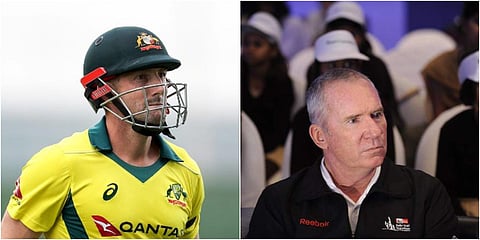 Shaun Marsh (L) and ex-Australian skipper Allan Border (File photo| AFP)