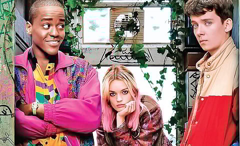 The cast of 'Sex Education'