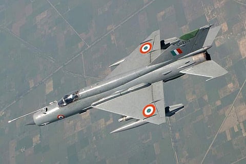 File photo of a MiG-21 fighter jet. (Photo | Indian Air Force)