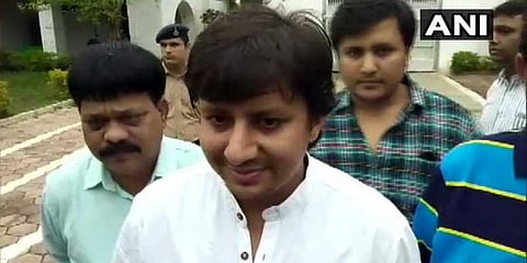 Akash Vijayvargiya, the Indore-III MLA son of BJP national general secretary Kailash Vijayvargiya.