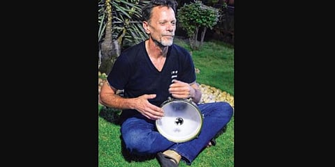 American drummer Greg Ellis