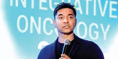 Celebrity nutritionist Luke Coutinho at the International Conference of Integrated Oncology 2020 in Kochi. (Photo | A Sanesh, EPS)