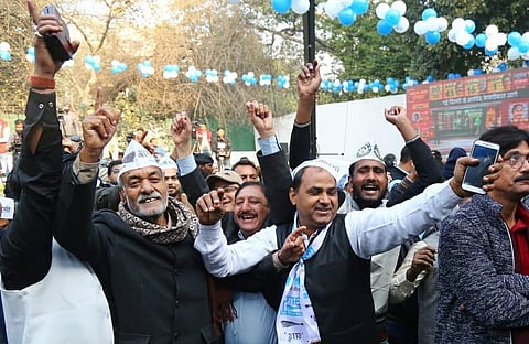 The elections for the 70-member Delhi polls were held on February 8 and over 62.59 per cent turnout was recorded. (Photo | Shekhar Yadav, EPS)