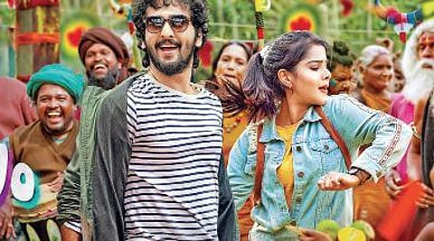 A still from the film Ullasam