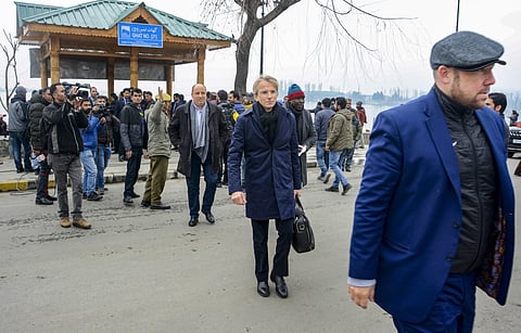 The delegation will meet fruit growers in North Kashmir before reaching Srinagar. (Photo | PTI)