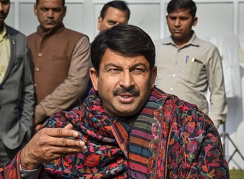 Delhi BJP chief Manoj Tiwari. (Photo | PTI)