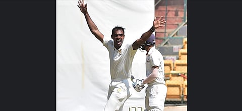 Leader of the pace unit, Mithun ran through the middle-order, dismissing Deepak Hooda, Krunal and Abhimanyu Singh in four balls.