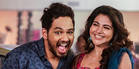 A still from Hip Hop Aadhi-starrer 'Naan Sirithal'.