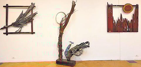 Artworks by Farhat Jamshed, Mukul Panwar’s Cityscape