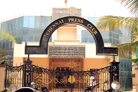 Responding strongly to Bharathi's comments, Chennai Press Club Joint Secretary Bharathy Tamizhan said instances of targeting journalists and media were on the rise. (Photo | Kajol Rustagi)