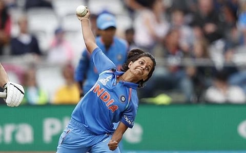 Indian women's team bowler Poonam Yadav. (File photo| AFP)
