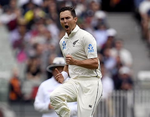 New Zealand pace spearhead Trent Boult. (File Photo | AFP)