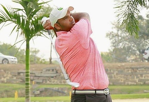 Golfer Udayan Mane of India (Photo | Twitter @TheJoyofGolf)