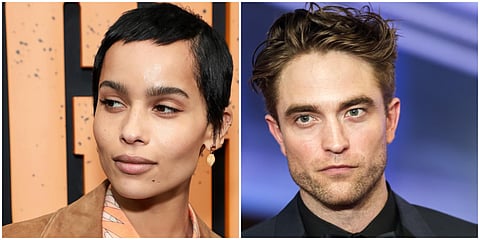 Zoe Kravitz (L) and Robert Pattinson. (file photo| AP and AFP)