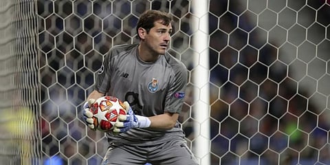 FC Porto stopper Iker Casillas (Photo | AP)