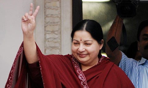 Former Tamil Nadu CM J Jayalalithaa. (File Photo | EPS)