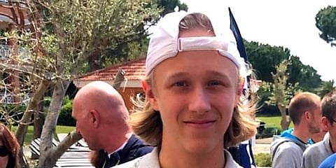 Swedish tennis legend Bjorn Borg's son Leo (Photo | Twitter)