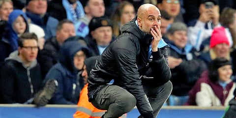 Manchester City gaffer Pep Guardiola (Photo | AP)