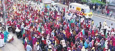 Rally that caused Kochi jam was illegal. Cops didn’t act