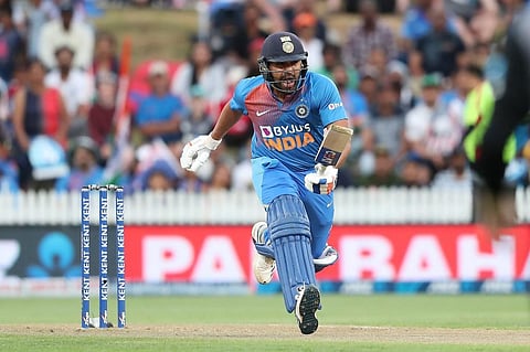 Rohit Sharma didn't take the field after injuring himself while batting in the fifth T20 against New Zealand. (Photo | AFP)
