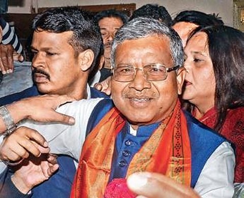 Jharkhand Vikas Morcha (Prajatantrik) chief Babulal Marandi returned to the BJP after a gap of 14 years | FILE